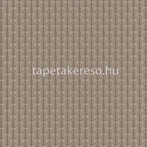 Casamance Select 6 vlies anyagú barna, beige, csillámos színű art deco modern tapéta