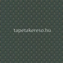   Casamance Select 6 vlies anyagú zöld, arany színű art deco modern tapéta