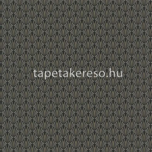 Casamance Select 6 vlies anyagú fekete, beige, arany színű art deco modern tapéta