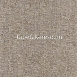   Casamance Select 6 vinyl, vlies anyagú szürke, arany, beige színű gyűrt, bőrmintás modern tapéta