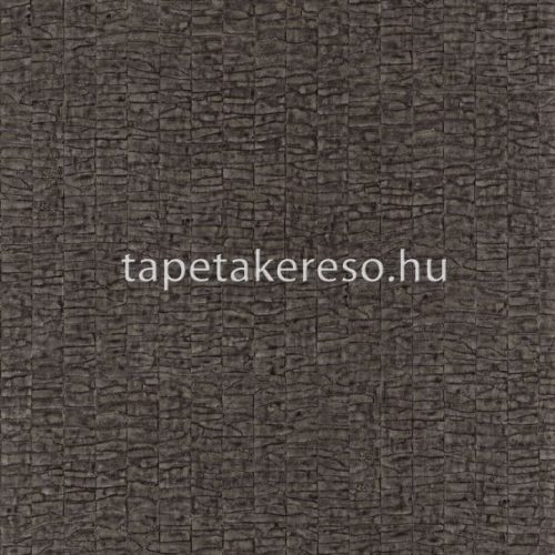 Casamance Select 6 vinyl, vlies anyagú fekete, barna, szürke színű gyűrt, bőrmintás modern tapéta