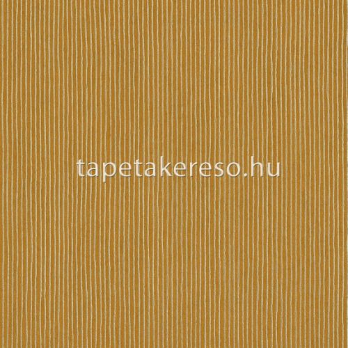 Casamance Printems Viennois vlies anyagú mustársárga, arany, csillámos színű csíkos modern tapéta