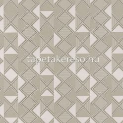   Casamance Select 6 vinyl, vlies anyagú fehér, beige, szürke színű etno, geometriai modern tapéta