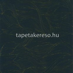   Casamance Select 6 vlies anyagú kék, arany színű hullámos modern tapéta