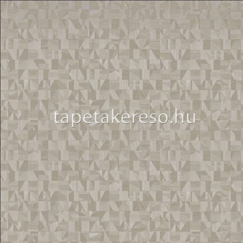 Casamance Mansour vlies, vinyl anyagú homok, ezüst színű geometriai klasszikus tapéta