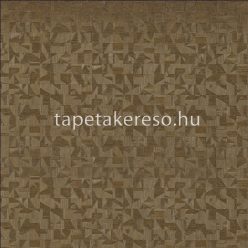   Casamance Mansour vinyl, vlies anyagú arany színű geometriai, egyszínű klasszikus tapéta