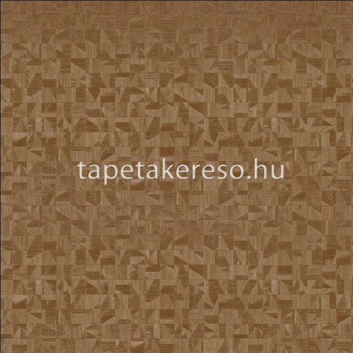 Casamance Mansour vlies, vinyl anyagú bronz színű geometriai, egyszínű klasszikus tapéta
