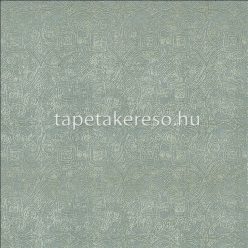   Casamance Mansour vlies, vinyl anyagú türkiz, csillámos színű keleties klasszikus tapéta