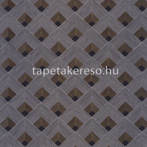 Casamance Misura vlies anyagú kék, beige, arany színű geometriai modern tapéta