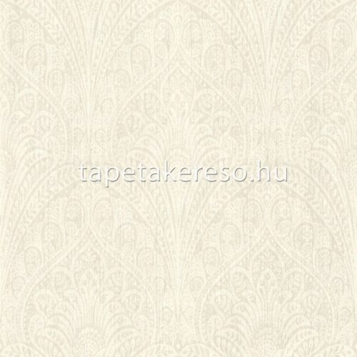 Rasch Indian Style vlies, vinyl anyagú törtfehér, szürke színű keleties modern tapéta