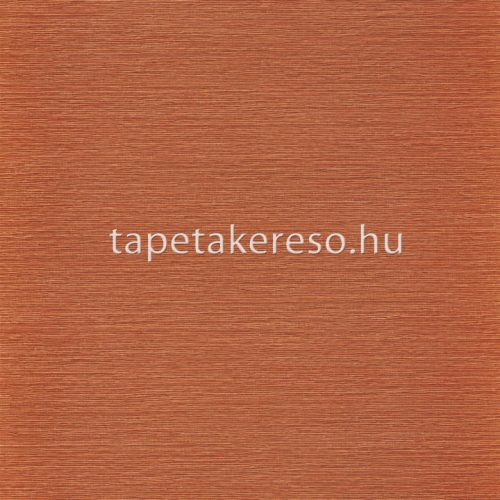 Casamance Manille vinyl, vlies anyagú narancssárga színű vonalas, szövethatású natural tapéta