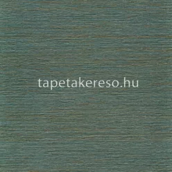   Casamance Manille vinyl, vlies anyagú türkiz színű vonalas, szövethatású natural tapéta