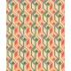 Rasch Indian Style vlies, vinyl anyagú sárga, zöld, beige, rózsaszín színű geometriai modern tapéta