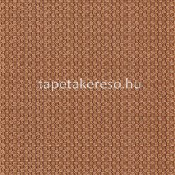   Casamance Manille vinyl, vlies anyagú barna színű kockás, geometriai, szövethatású natural tapéta