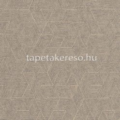   Casamance Printems Viennois vlies anyagú szürke, beige, gyöngyház színű geometriai modern tapéta