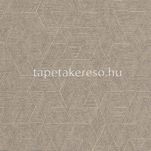 Casamance Printems Viennois vlies anyagú szürke, beige, gyöngyház színű geometriai modern tapéta