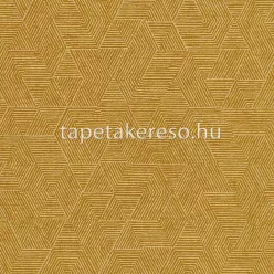   Casamance Printems Viennois vlies anyagú mustársárga, gyöngyház színű geometriai modern tapéta