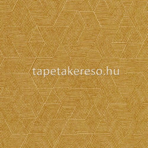 Casamance Printems Viennois vlies anyagú mustársárga, gyöngyház színű geometriai modern tapéta