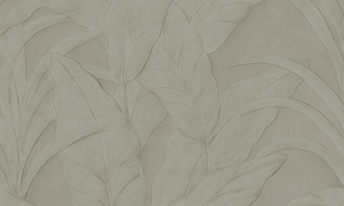 Arte Selva papír, vinyl anyagú ezüst színű leveles modern, natural tapéta