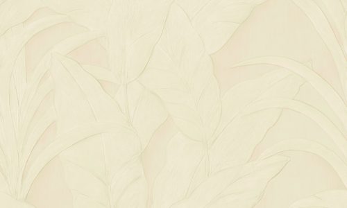 Arte Selva papír, vinyl anyagú beige, gyöngyház színű leveles modern, natural tapéta