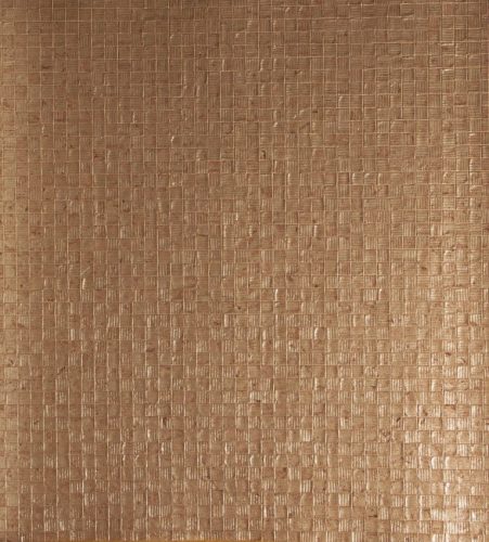 Arte Monsoon papír, vinyl anyagú barna, gyöngyház színű kockás modern tapéta