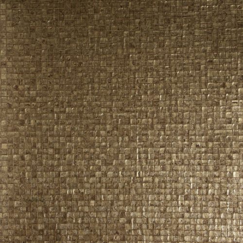 Arte Monsoon papír, vinyl anyagú arany, barna színű kockás modern tapéta