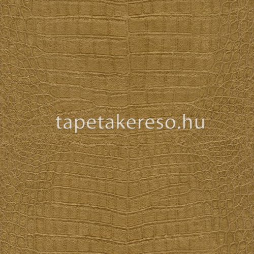 Rasch African Queen vlies, vinyl anyagú arany színű bőrmintás modern, natural tapéta