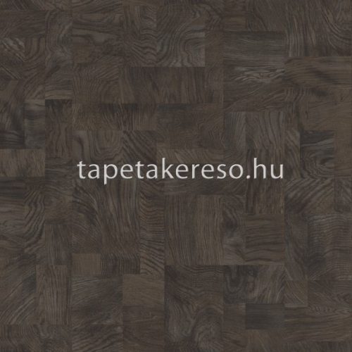 Rasch African Queen vlies, vinyl anyagú barna, fekete színű kockás, famintás modern, natural tapéta
