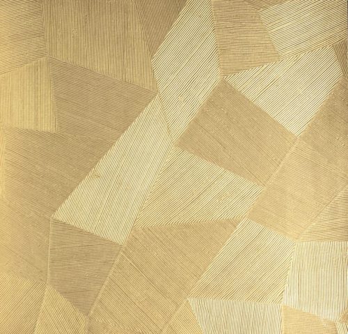 Arte Monsoon papír, vinyl anyagú arany színű geometriai, struktúrált modern tapéta