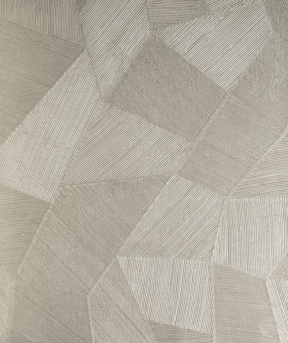 Arte Monsoon papír, vinyl anyagú ezüst színű geometriai, struktúrált modern tapéta