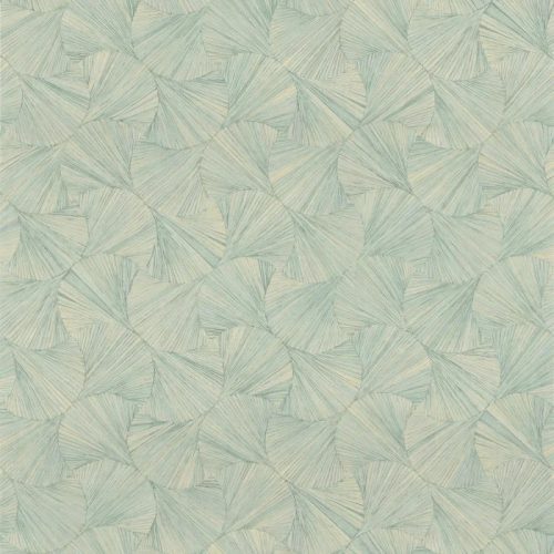 Casamance Nature Précieuse vlies, vinyl anyagú zöld, beige színű geometriai, vonalas modern, natural tapéta