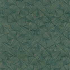   Casamance Nature Précieuse vlies, vinyl anyagú zöld színű geometriai, vonalas modern, natural tapéta