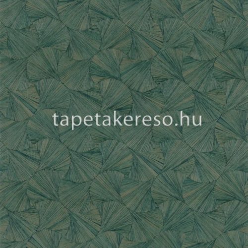 Casamance Nature Précieuse vlies, vinyl anyagú zöld színű geometriai, vonalas modern, natural tapéta