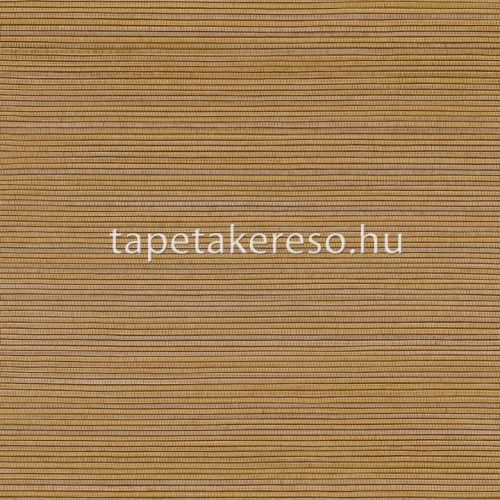Casamance Végétal vlies, vinyl anyagú sárga, barna színű szövethatású natural tapéta