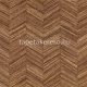 Casamance Végétal vlies, vinyl anyagú barna színű bambusz, chevron natural tapéta