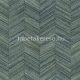 Casamance Végétal vlies, vinyl anyagú kék, zöld színű bambusz, chevron natural tapéta