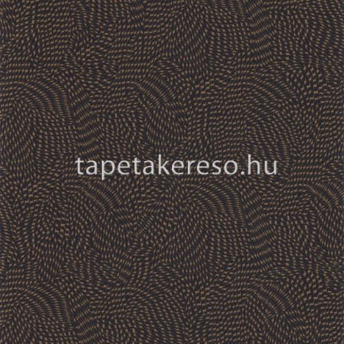 Casamance Select 8 vlies anyagú fekete, arany színű absztrakt modern tapéta