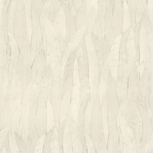 Casamance Nature Précieuse vlies, vinyl anyagú krém színű leveles modern, natural tapéta