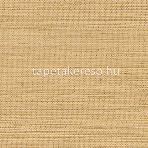 Casamance Golfe Du Bengale vinyl, vlies anyagú okker színű szövethatású, egyszínű modern, natural tapéta