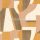 Casamance Mouvements vlies, vinyl anyagú barna, beige, rozsdabarna színű geometriai modern tapéta