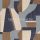 Casamance Mouvements vlies, vinyl anyagú beige, barna, kék színű geometriai modern tapéta