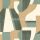 Casamance Mouvements vlies, vinyl anyagú beige, barna, zöld színű geometriai modern tapéta