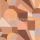 Casamance Mouvements vlies, vinyl anyagú beige, lila, narancssárga, barna, barack színű geometriai modern tapéta
