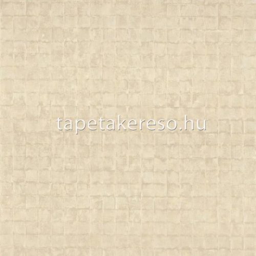 Casanance TEXTURE CÉRAME vlies, vinyl anyagú beige színű kockás, struktúrált natural tapéta
