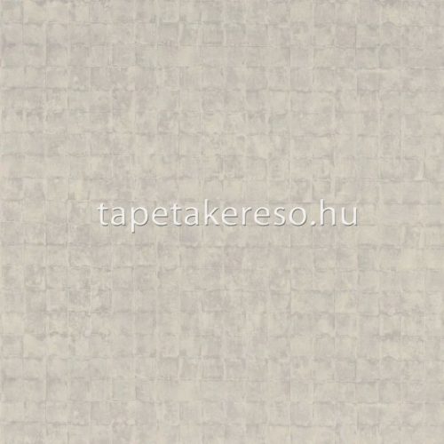 Casanance TEXTURE CÉRAME vlies, vinyl anyagú szürke színű kockás, struktúrált natural tapéta