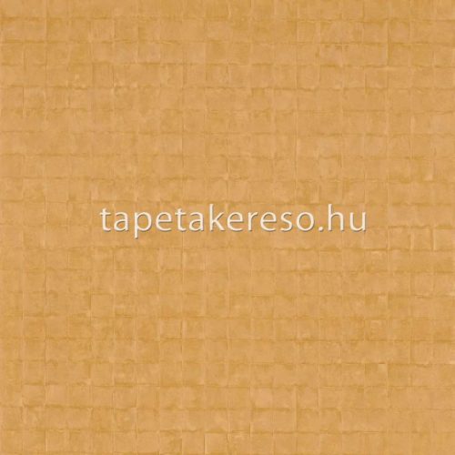 Casanance TEXTURE CÉRAME vlies, vinyl anyagú mustársárga színű kockás, struktúrált natural tapéta