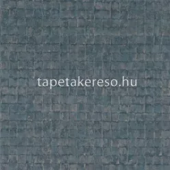   Casanance TEXTURE CÉRAME vlies, vinyl anyagú kék, barna színű kockás, struktúrált natural tapéta