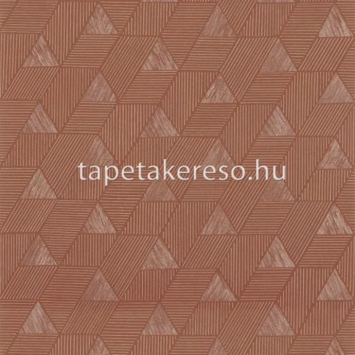 Casanance BORD DU NIL vlies anyagú terrakotta, arany színű geometriai modern tapéta