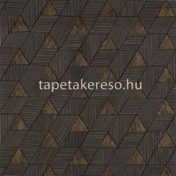   Casanance BORD DU NIL vlies anyagú fekete, barna színű geometriai modern tapéta