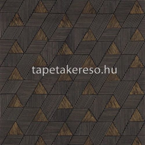 Casanance BORD DU NIL vlies anyagú fekete, barna színű geometriai modern tapéta